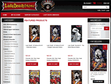 Tablet Screenshot of ladydeathstore.com